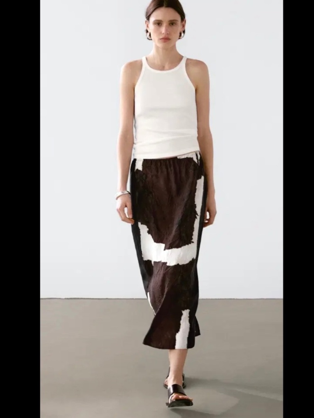 Massimo Dutti Straight silhouette Skirt Size S